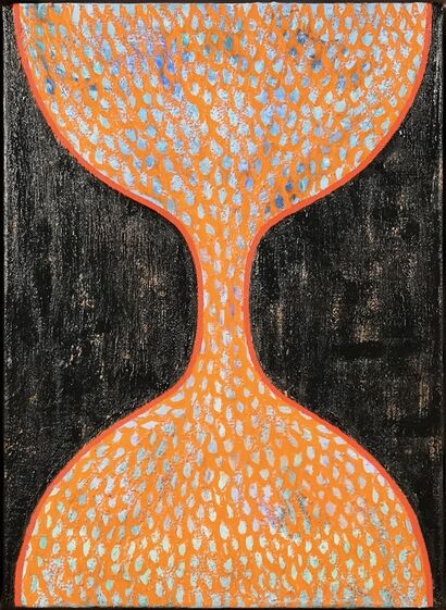 Hourglass – Heaven and Earth - a Paint Artowrk by HsunArt